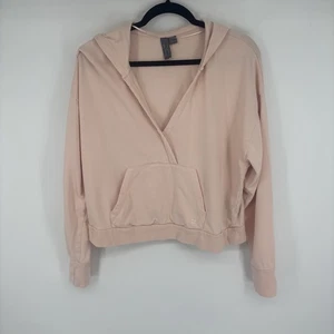 Sudadera con Capucha Sweaty Betty Para Mujer Recortada Rosa Claro 12 Atletismo Acogedora Cuadrada - Imagen 1 de 8