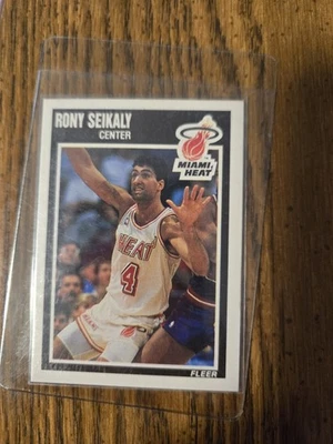Fleer Rony Seikaly #83 Miami Heat RC 1989-90 Foto 1 de 2
