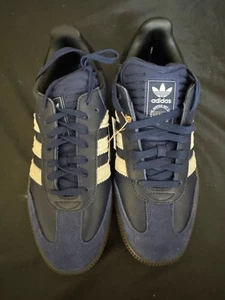 Adidas Samba XLG TALLA 12 Azul Oscuro Azul Marino Goma Marrón Blanco IE9179 Nuevo Sin Caja - Imagen 1 de 5