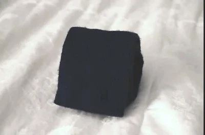 RARO De Corato Azul Marino Cachemira Tejido Extremo Cuadrado Corbata Textura Suave Italia Foto 1 de 4