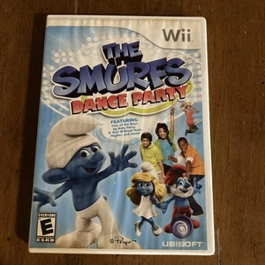 The Smurfs Dance Party (Nintendo Wii, 2011) with bonus song Complete Tested Work - Picture 1 of 7