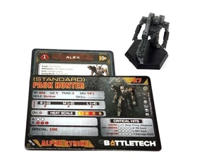 BATTLETECH PACK HUNTER miniatura in plastica da clan stella ad hoc NUOVO - Foto 1 di 2