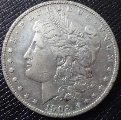 Better Date 1902-P Morgan Silver Dollar - XF - Image 1 of 2