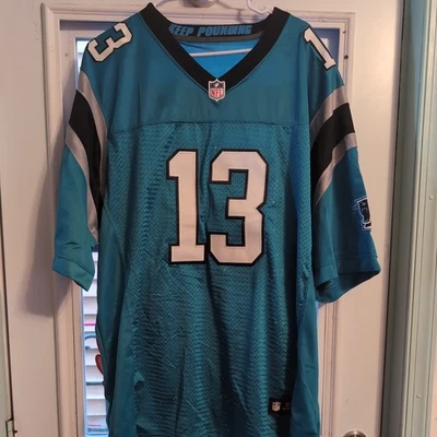 Camiseta de fútbol americano vintage Nike Carolina Panthers talla 56 Kelvin Benjamin  Foto 1 de 4