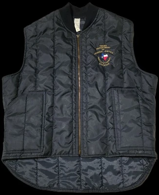 1980's VTG Prison Guard Uniform Vest Size L Texas Jail Halloween Costume - Image 1 of 4