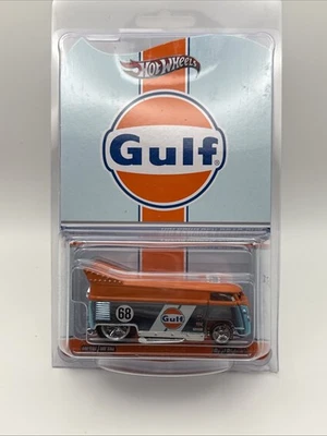 Autobús de arrastre Volkswagen 579/4000 pilotos reales raro Hot Wheels RLC Gulf Racing Foto 1 de 2