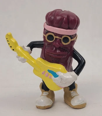 Figura PVC California Raisins Jimi Hendrix Guitarra Eléctrica De Colección 1988 Calrab Foto 1 de 4