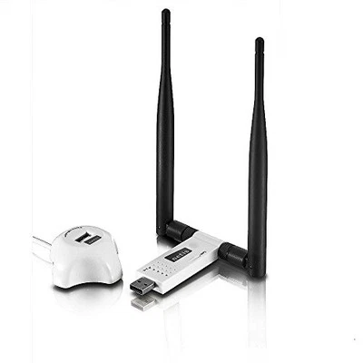Netis Wireless N 300Mbps Long-Range USB Adapter with Two 5dBi Antennas and USB - Image 1 of 4