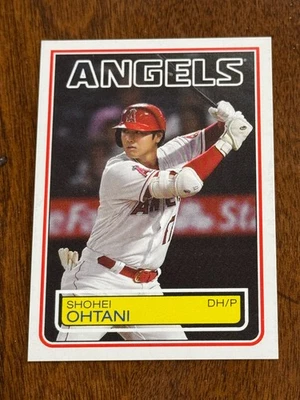 2022 Topps Throwback Thursday #TBT  1983 Topps Football Design Shohei Ohtani #2  - Image 1 of 2