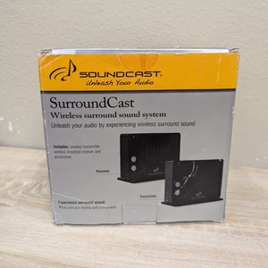 Kit de sonido envolvente inalámbrico Soundcast SurroundCast modelo SCS100 caja abierta - Imagen 1 de 3