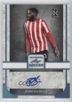 2022 Leaf Ultimate Platinum Spectrum /10 Josh Dasilva #BA-JD3 Rookie Auto RC - Image 1 of 2