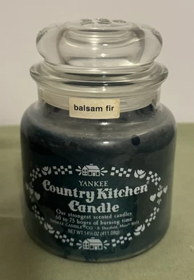 Yankee Candle Country Kitchen Bálsamo Abeto Vela RARA EE. UU. DIFÍCIL DE ENCONTRAR 14,5 oz Foto 1 de 2