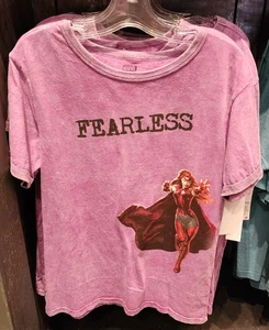 Disney Parks Marvel Scarlet Witch Fearless T-Shirt LARGE Neu 2025 - Bild 1 von 1