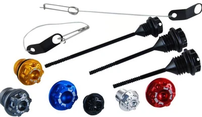 PSR Oil Filler Cap Kit - M28 x 1.5 - Black Motorcycle ATV/UTV Street Bike - Image 1 of 4