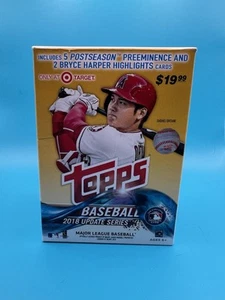 * EMPTY * 2018 Topps Update Series Blaster Box Shohei Ohtani Cover *NO CARDS* - Picture 1 of 6