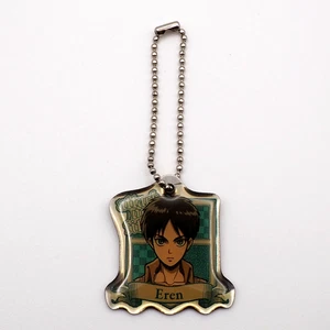 Eren Yeager Attack on Titan Platte Schlüsselanhänger Bandai Anime Japan ZC464 - Bild 1 von 4