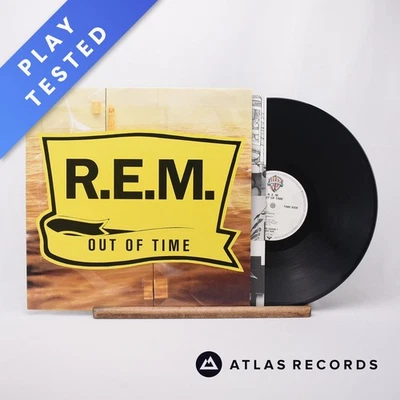 R.E.M. Out Of Time A3 B LP Album Vinyl Record 7599-26496-1 - NM/EX - Image 1 of 4