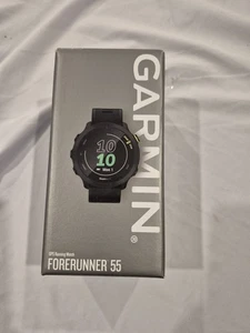 Garmin Forerunner 55 GPS Running Smartwatch 010-02562-00 Black NIB - Picture 1 of 8