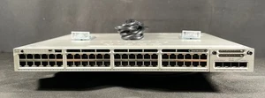 Cisco WS-C3850-48U-S 48 Port UPOE Gigabit Switch - Same Day Shipping - Picture 1 of 5