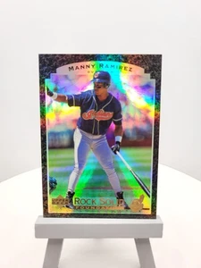 MANNY RAMIREZ 1996 PONTE SUPERIORE ROCCIA SOLIDA FONDAZIONE INDIANI RS-10 - Foto 1 di 2