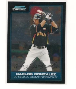 Carlos Gonzalez 2006 06 Bowman Chrome Rookie Card - Bild 1 von 1