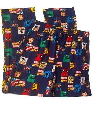 Pantalones de pijama elásticos XL para hombre Marvel Comics Superhero Lounge Foto 1 de 2