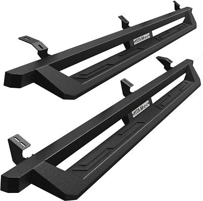 Running Boards for 2005-2023 Toyota Tacoma Double Cab Drop Side Step Nerf Bars - Image 1 of 4