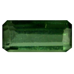 Piedra preciosa turmalina verde mozambique sin calefacción octágono justo (7 x 3 mm) de 0,71 quilates - Imagen 1 de 1