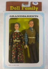 Vintage Doll Family Grandpatents Made In Hong Kong