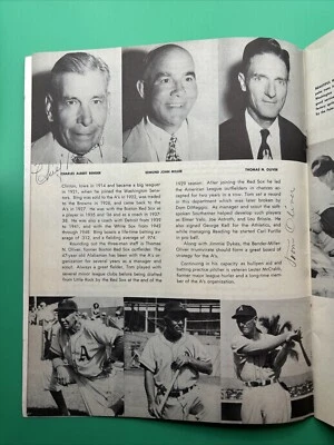 1951 Philadelphia Athletics Program Signed Chief Bender, Connie Mack, + 14 Autos - Image 1 of 4