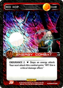 DBZ Dragon Ball Z TCG Panini Movie Collection C46 Red Hop Foil - Picture 1 of 1