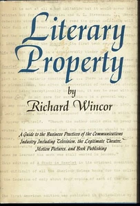 Literary Property 1967 Wincor Communications TV Theatre Motion Pictures Books - Picture 1 of 1