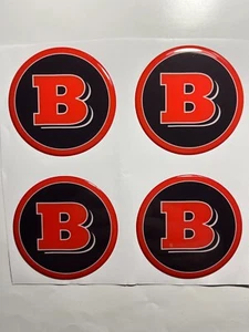 4x Pegatinas Brabus para tapacubos emblemas autoadhesivos para llantas - Imagen 1 de 6