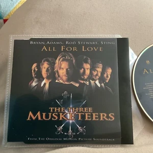 B Adams/Sting/R Stewart - All For Love - Original CD Single & Inserts Only - Picture 1 of 3