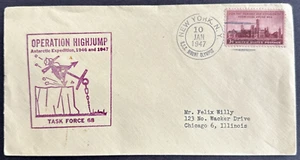 U.S.S. Mount Olympus 1947 Cover Operation High Jump Antarctic Expedition 68 - Picture 1 of 2