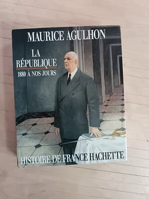 Maurice Agulhon. La république, 1880 à nos jours. Edition de 1990. - Photo 1/4