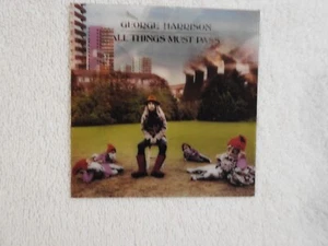 George Harrison "All Things Must Pass' RARE 2001 UK 5" x 5" Lenticular Cover! - Picture 1 of 5
