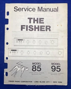 Original The Fisher 85 95 Service Manual - Picture 1 of 1
