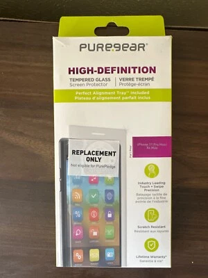 Pure Gear High Definition Tempered Glass Screen Protector—iPhone 11 Promax - Image 1 of 3