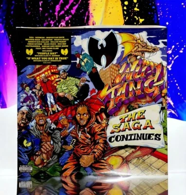 Wu Tang The Saga Continues NEW SEALED Vinyl Wutang Clan Redman Wu-Tang Records - Image 1 of 4