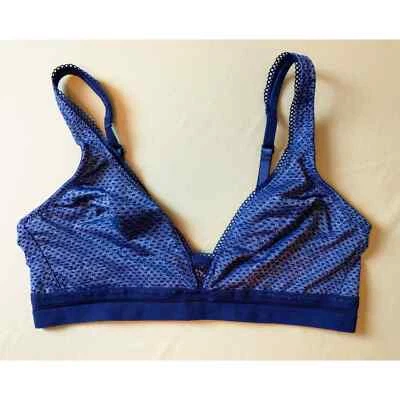 b. Sujetador tentado. Mediano. Azul. Foto 1 de 4