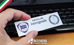 Alu Plakette Badge für Delta HF Integral Evolution Martini Racing 6 - Bild 1 von 3