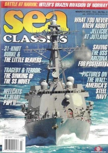 Revista Sea Classics Marzo 2013 USS Arizona Hitler Invades Norway SS Hovey - Imagen 1 de 12