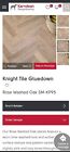 Karndean 2X Pack Knight Tiles Rose Washed Oak Herringbone Parquet Floor 6.5M2