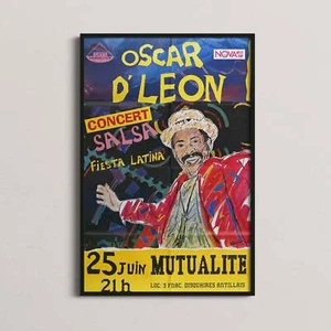 Original Music Poster - Oscar D'León - Mutualité - 1997 - Bild 1 von 3