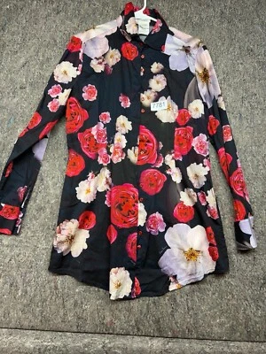 Camisa Naracamicie Talla 4 Floral Multicolor Mezcla Algodón IV Foto 1 de 4