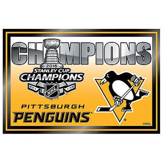Pittsburgh Penguins Magnet 2016 Stanley Cup Champions 2" by 3" - Image 1 of 1