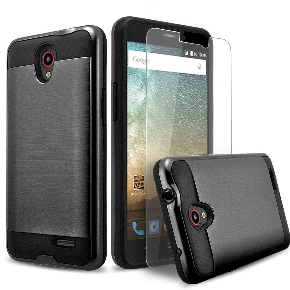 ZTE Zfive 2 Case, Dual Layers Hydbrid + Screen Protector  - Image 1 of 4