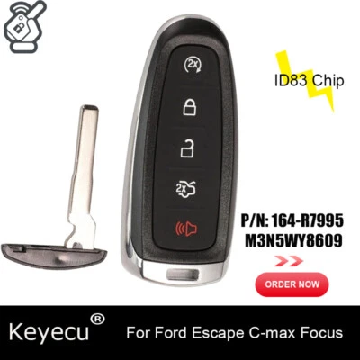 FOR 2013 2014 2015 2016 2017 2018 FORD ESCAPE REMOTE START KEY FOB 164-R7995 - Изображение 1 из 4
