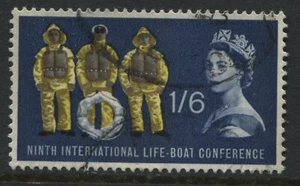 GB QEII 1963 1/6d Lifeboat Conference phosphor used (40) - Bild 1 von 1